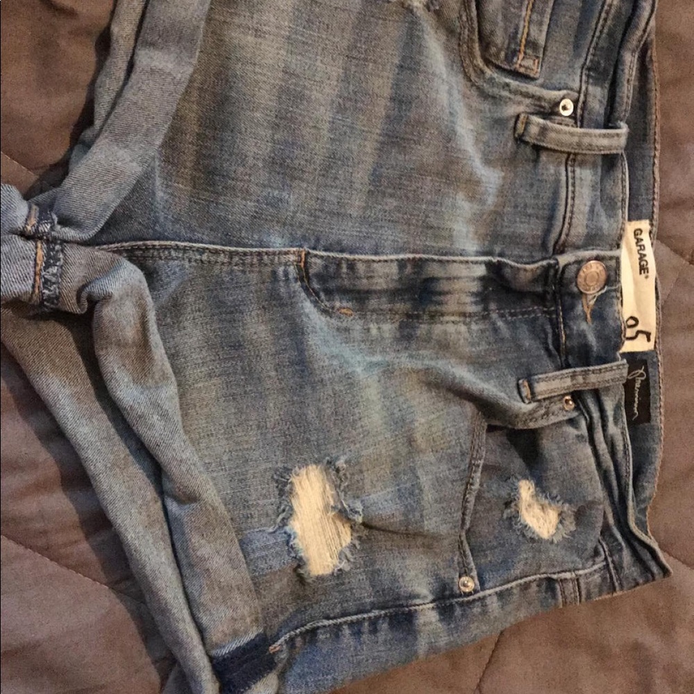 Garage denim shorts size 5